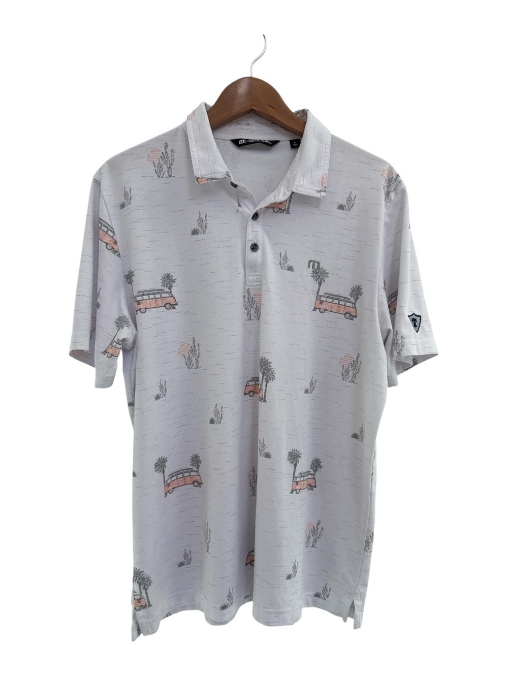 Travis Mathew Four Wheeling Golf Polo Shirt